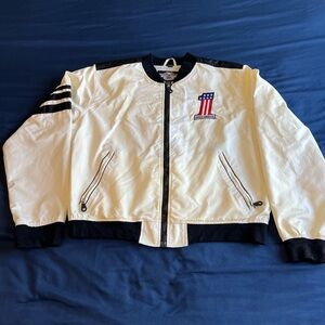 Harley-Davidson Evel Knieval White Racing Jacket Size Women’s XL